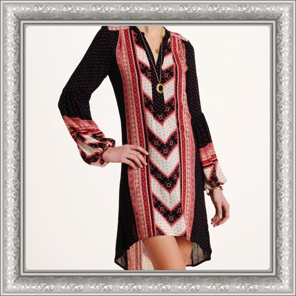 Free People Dresses & Skirts - Free People Peacemaker Mixed Print Dress